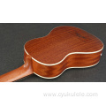 Ubes white thick line ukulele
